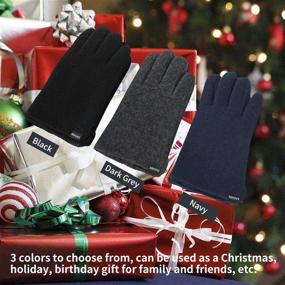 img 3 attached to 🧤 Stay Warm and Connected with CACUSS Winter Gloves: Touchscreen Texting Men's Accessories!
