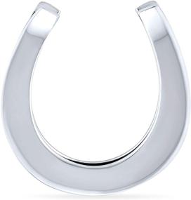 img 4 attached to Silver Accessories Horseshoe Equestrian Money