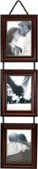 🖼️ kieragrace ph44048-8 classic traditional lucy picture luxury-frames, 5x7, dark brown, 3 count - elegant and timeless décor enhancer! логотип