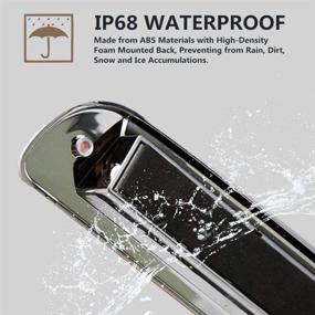 img 2 attached to 🌧️ Водонепроницаемый двойной светодиодный третий стоп-сигнал в черном дыму для Ford Super Duty, Ranger и Mazda B-Series