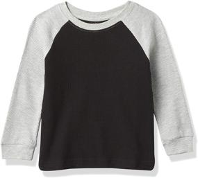 img 4 attached to French Toast Sleeve Thermal T Shirt Boys' Clothing
