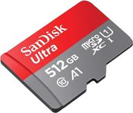 sandisk ultra microsd uhs i 512gb: "сандиск ультра микросд ухс i 512 гб логотип