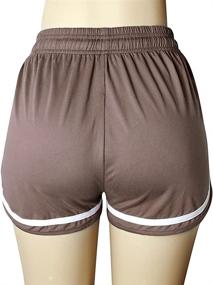 img 2 attached to 🩳 VALINNA Women's Athletic Shorts for Gym, Yoga, Running, and Fitness Loungewear Pants