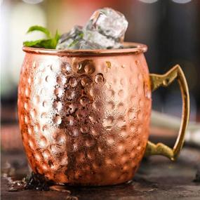 img 3 attached to 🍾 Jolitac Copper Ice Bucket: 5 Quart Party Cooler with Carry Handle for Wine, Champagne, Beer - 5L Rose Gold