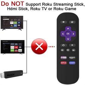 img 2 attached to 📱 Мой пульт Roku HGRC - совместим с Roku Box 1/2/3/4 (HD, LT, XS, XD), Roku Express, Premiere, Ultra