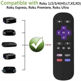 img 3 attached to 📱 Мой пульт Roku HGRC - совместим с Roku Box 1/2/3/4 (HD, LT, XS, XD), Roku Express, Premiere, Ultra