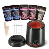 🧼 oakeer waxing kit hair removal: upgraded wax warmer & 5 bags hard wax beans for smooth results on legs, face, underarms, and bikini logo