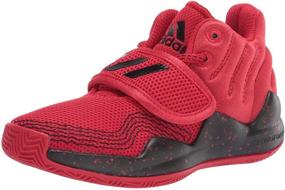 img 4 attached to 🏀 adidas Deep Threat Basketball Shoe for Unisex Children