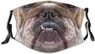 🐶 bulldog reusable washable balaclava with filters logo