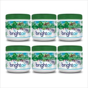 img 2 attached to 🌲 Bright Air Winter Pine and Berries Solid Air Freshener and Odor Eliminator, 14 Oz Each, 6 Pack