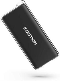 img 4 attached to 💾 KOOTION 250GB Portable External SSD: USB-C Solid State Drive for Gaming PC/Mac/Linux/Android with Lanyard Hole