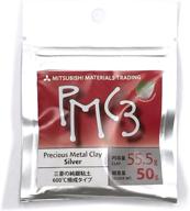 mitsubishi pmc3 precious metal clay silver 50 grams: authentic japan import for stunning silver crafts logo