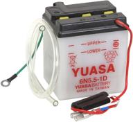 yuasa yuam2655b 6n5 5 1d battery logo