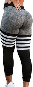 img 3 attached to Athletic Leggings Compression Seamless XX Large Sports & Fitness for Other Sports