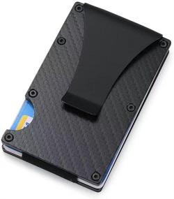 img 3 attached to 🔒 Ultimate Protection: Generic Carbon Wallet Blocking Minimalist Men's Accessories