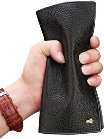 img 3 attached to Bison Denim Bifold Wallets: Top-quality Leather Men's Accessories