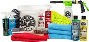 img 4 attached to 🚗 Premium 16-Piece Car Wash Kit by Chemical Guys HOL148: Complete Arsenal Builder with Foam Gun, Bucket, and 6 x 16 oz Car Care Cleaning Chemicals – Works Effortlessly with Garden Hose