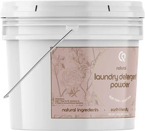 img 3 attached to Safe & Non-Toxic Premium Laundry Soap - 1 Gallon | Fragrance & Brightener Free | Gentle on Skin | HE Safe | Concentrated Cleaning Power | Resealable Bucket with Scoop Included | Powdered