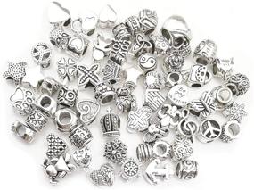 img 1 attached to Assorted European Rhinestone Supplies Bracelet Beading & Jewelry Making