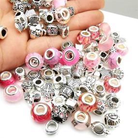 img 3 attached to Assorted European Rhinestone Supplies Bracelet Beading & Jewelry Making