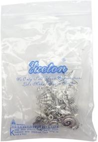 img 1 attached to 🐠 yueton Pack of 40 Assorted Ocean Fish & Sea Creatures DIY Charms Pendants for Crafting Bracelet and Necklace