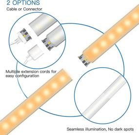 img 2 attached to SUNTHIN LED Cabinet Lights: Stepless Dimming & Color Temperature Changing for Kitchen, Wardrobe & Nighttime Lighting