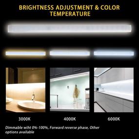 img 3 attached to SUNTHIN LED Cabinet Lights: Stepless Dimming & Color Temperature Changing for Kitchen, Wardrobe & Nighttime Lighting