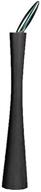 alessi mp1562 wood pepper mill black logo