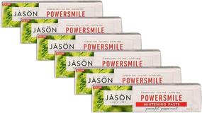 img 2 attached to 🦷 Jason Natural Products TPSTE, POWERSMILE Toothpaste, 6 OZ (Pack of 6) - Dental Care for X Times Longer!