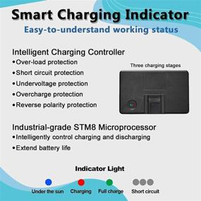 img 2 attached to 🔋 POWOXI Solar Panel 6V 6W: Efficient Solar Battery Charger for Car Battery and Deer Feeders