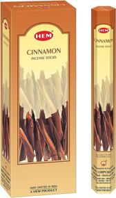 img 1 attached to 🌿 Holistic HEM Cinnamon Incense Sticks - Pack of 6 for a Tranquil Ambiance - 301g