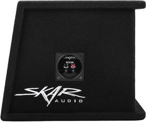 img 2 attached to 🔊 Усилитель низких частот с мощным басом: Skar Audio SK2X10V Двойной 10-дюймовый универсальный корпус-растворитель для сабвуфера