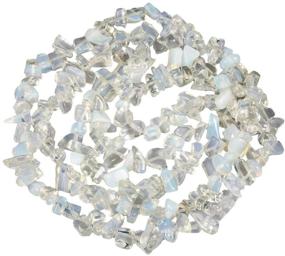 img 4 attached to 💎 Nupuyai Gemstone Loose Beads for Jewelry Making, Polished Stone Beads Strands - 33 inches, Opalite