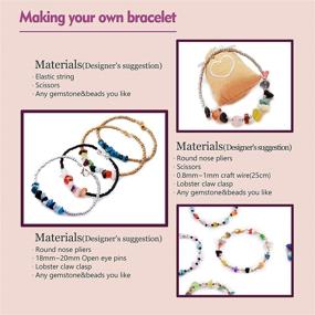 img 1 attached to 📿 Crimmy Stone Beads Jewelry Making Kit: Inspire Creativity with Beading & Jewelry Making