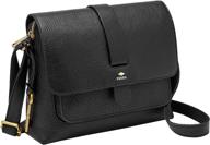 👜 fossil kinley small crossbody stripe handbags & wallets for women in crossbody bags logo