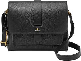 img 3 attached to 👜 Сумки и кошельки Fossil Kinley Small Crossbody в полоску для женщин в плечевых сумках.