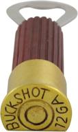 🍺 pine ridge magnetic bottle opener - 12 gauge buckshot shotgun shell design: easy open beer opener, ideal for bartender accessories and gift логотип