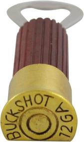 img 4 attached to 🍺 Pine Ridge Magnetic Bottle Opener - 12 Gauge Buckshot Shotgun Shell Design: Easy Open Beer Opener, Ideal for Bartender Accessories and Gift