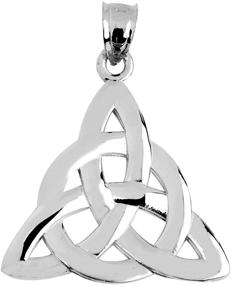 img 1 attached to Sterling Silver Celtic Trinity Pendant