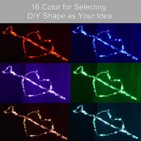 img 3 attached to 🌈 amadecohome 100LED Remote Fairy Lights: 16 Colors Changing USB Copper Wire String Lights for Indoor, Outdoor Rooms, Parties, Christmas Decor (Color Changing)