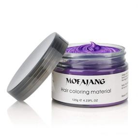 img 2 attached to 💜 Instant Hair Transformation: Purple Hair Coloring Dye Wax for Men and Women - 4.23 oz