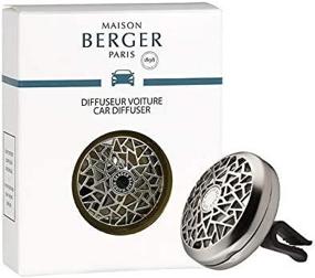 img 1 attached to 🏮 Lampe Berger Car Fragrance: Elegant Graphic Nickel Mat Design