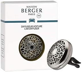 img 2 attached to 🏮 Lampe Berger Car Fragrance: Elegant Graphic Nickel Mat Design