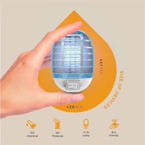 img 2 attached to 🪰 Indoor Bug Zapper & Fly Traps with Blue Light - Effective Mosquito and Insect Killer for Home, Kitchen, Bedroom, Baby Room, and Living Room