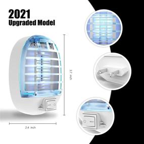 img 1 attached to 🪰 Indoor Bug Zapper & Fly Traps with Blue Light - Effective Mosquito and Insect Killer for Home, Kitchen, Bedroom, Baby Room, and Living Room
