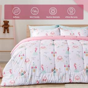 img 2 attached to Sleep Zone Easy Care Microfiber Comforter - Perfect for Kids' Home Decor!