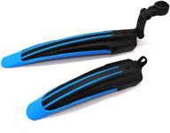 🚲 adjustable road mountain bike bicycle cycling tire front/rear mud guards mudguard fenders set - bluesunshine logo