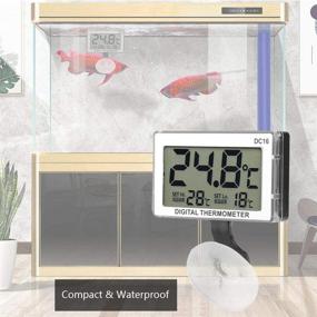 img 2 attached to Yosoo Aquarium Thermometer Waterproof Temperature