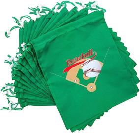 img 4 attached to Baseball Drawstring Party Favor Bags