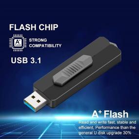 img 3 attached to Aiibe Flash Drive 128GB USB 3